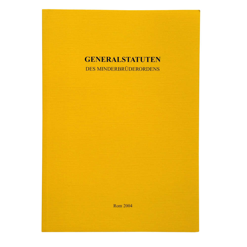 Generalstatuten des Minderbrüderordens